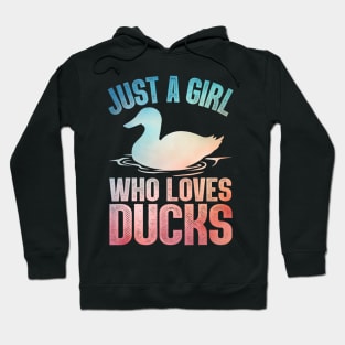 Cool Duck Girls Rubber Duck Yellow Mandarin Ducks Hoodie